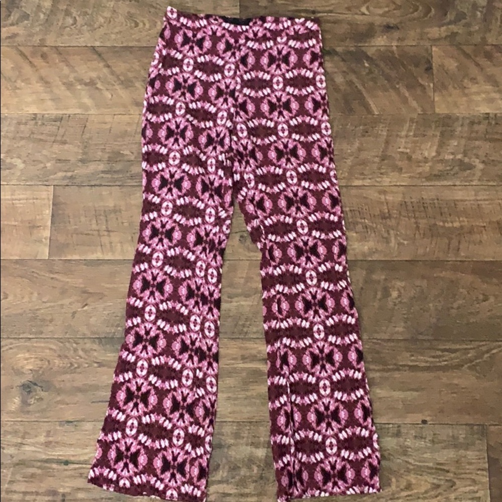 Semi flare print bottoms